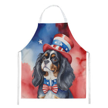 Load image into Gallery viewer, Cavalier Spaniel Patriotic American Apron – Artist-Designed Kitchen, BBQ &amp; Craft Apron