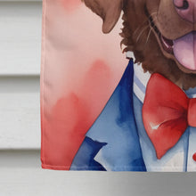 Load image into Gallery viewer, Chesapeake Bay Retriever Patriotic American House Flag