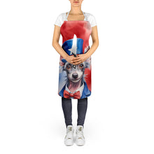 Load image into Gallery viewer, Chinese Crested Patriotic American Apron – Artist-Designed Kitchen, BBQ &amp; Craft Apron