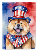 Load image into Gallery viewer, Chow Chow Patriotic American House Flag
