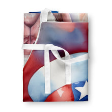 Load image into Gallery viewer, Clumber Spaniel Patriotic American Apron – Artist-Designed Kitchen, BBQ &amp; Craft Apron