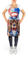 Load image into Gallery viewer, Cocker Spaniel Patriotic American Apron – Artist-Designed Kitchen, BBQ &amp; Craft Apron