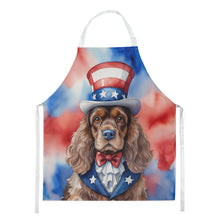 Load image into Gallery viewer, Cocker Spaniel Patriotic American Apron – Artist-Designed Kitchen, BBQ &amp; Craft Apron
