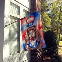 Load image into Gallery viewer, Cocker Spaniel Patriotic American House Flag