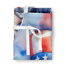 Load image into Gallery viewer, Cocker Spaniel Patriotic American Apron – Artist-Designed Kitchen, BBQ &amp; Craft Apron