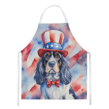 Load image into Gallery viewer, Cocker Spaniel Patriotic American Apron – Artist-Designed Kitchen, BBQ &amp; Craft Apron