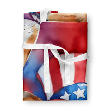 Load image into Gallery viewer, Corgi Patriotic American Apron – Artist-Designed Kitchen, BBQ &amp; Craft Apron