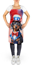 Load image into Gallery viewer, Dachshund Patriotic American Apron – Artist-Designed Kitchen, BBQ &amp; Craft Apron