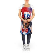 Load image into Gallery viewer, Dachshund Patriotic American Apron – Artist-Designed Kitchen, BBQ &amp; Craft Apron