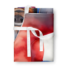 Load image into Gallery viewer, Dachshund Patriotic American Apron – Artist-Designed Kitchen, BBQ &amp; Craft Apron