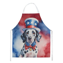 Load image into Gallery viewer, Dalmatian Patriotic American Apron – Artist-Designed Kitchen, BBQ &amp; Craft Apron