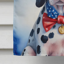 Load image into Gallery viewer, Dalmatian Patriotic American House Flag