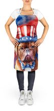 Load image into Gallery viewer, Dogue de Bordeaux Patriotic American Apron – Artist-Designed Kitchen, BBQ &amp; Craft Apron