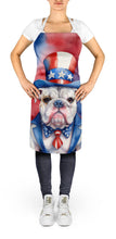 Load image into Gallery viewer, English Bulldog Patriotic American Apron – Artist-Designed Kitchen, BBQ &amp; Craft Apron