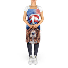 Load image into Gallery viewer, English Cocker Spaniel Patriotic American Apron – Artist-Designed Kitchen, BBQ &amp; Craft Apron