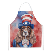 Load image into Gallery viewer, English Cocker Spaniel Patriotic American Apron – Artist-Designed Kitchen, BBQ &amp; Craft Apron