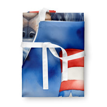 Load image into Gallery viewer, English Cocker Spaniel Patriotic American Apron – Artist-Designed Kitchen, BBQ &amp; Craft Apron