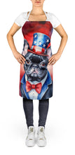 Load image into Gallery viewer, French Bulldog Patriotic American Apron – Artist-Designed Kitchen, BBQ &amp; Craft Apron