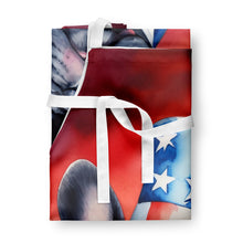 Load image into Gallery viewer, French Bulldog Patriotic American Apron – Artist-Designed Kitchen, BBQ &amp; Craft Apron