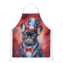Load image into Gallery viewer, French Bulldog Patriotic American Apron – Artist-Designed Kitchen, BBQ &amp; Craft Apron