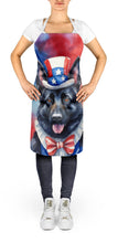 Load image into Gallery viewer, German Shepherd Patriotic American Apron – Artist-Designed Kitchen, BBQ &amp; Craft Apron