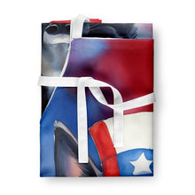Load image into Gallery viewer, German Shepherd Patriotic American Apron – Artist-Designed Kitchen, BBQ &amp; Craft Apron