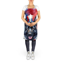 Load image into Gallery viewer, German Shepherd Patriotic American Apron – Artist-Designed Kitchen, BBQ &amp; Craft Apron