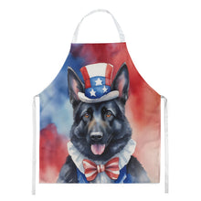 Load image into Gallery viewer, German Shepherd Patriotic American Apron – Artist-Designed Kitchen, BBQ &amp; Craft Apron