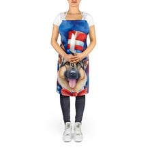 Load image into Gallery viewer, German Shepherd Patriotic American Apron – Artist-Designed Kitchen, BBQ &amp; Craft Apron