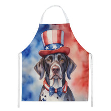 Load image into Gallery viewer, German Shorthaired Pointer Patriotic American Apron – Artist-Designed Kitchen, BBQ &amp; Craft Apron