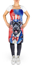 Load image into Gallery viewer, Giant Schnauzer Patriotic American Apron – Artist-Designed Kitchen, BBQ &amp; Craft Apron