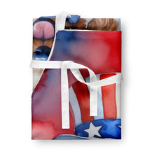 Load image into Gallery viewer, Goldendoodle Patriotic American Apron – Artist-Designed Kitchen, BBQ &amp; Craft Apron