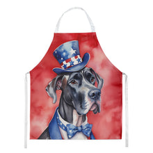 Load image into Gallery viewer, Great Dane Patriotic American Apron – Artist-Designed Kitchen, BBQ &amp; Craft Apron