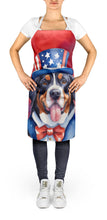 Load image into Gallery viewer, Greater Swiss Mountain Dog Patriotic American Apron – Artist-Designed Kitchen, BBQ &amp; Craft Apron