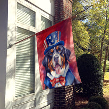Load image into Gallery viewer, Greater Swiss Mountain Dog Patriotic American House Flag