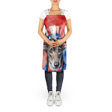 Load image into Gallery viewer, Greyhound Patriotic American Apron – Artist-Designed Kitchen, BBQ &amp; Craft Apron