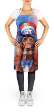 Load image into Gallery viewer, Irish Setter Patriotic American Apron – Artist-Designed Kitchen, BBQ &amp; Craft Apron