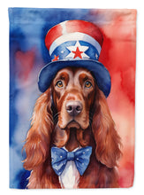 Load image into Gallery viewer, Irish Setter Patriotic American House Flag