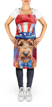 Load image into Gallery viewer, Irish Terrier Patriotic American Apron – Artist-Designed Kitchen, BBQ &amp; Craft Apron