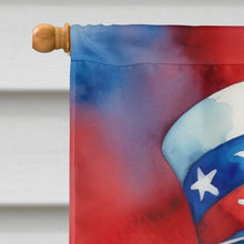 Load image into Gallery viewer, Irish Wolfhound Patriotic American House Flag