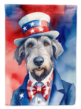 Load image into Gallery viewer, Irish Wolfhound Patriotic American House Flag