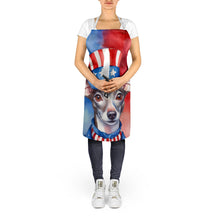 Load image into Gallery viewer, Italian Greyhound Patriotic American Apron – Artist-Designed Kitchen, BBQ &amp; Craft Apron