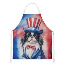 Load image into Gallery viewer, Japanese Chin Patriotic American Apron – Artist-Designed Kitchen, BBQ &amp; Craft Apron