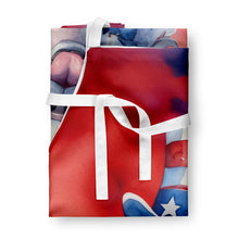 Load image into Gallery viewer, Kuvasz Patriotic American Apron – Artist-Designed Kitchen, BBQ &amp; Craft Apron