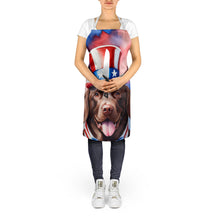 Load image into Gallery viewer, Labrador Retriever Patriotic American Apron – Artist-Designed Kitchen, BBQ &amp; Craft Apron