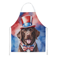 Load image into Gallery viewer, Labrador Retriever Patriotic American Apron – Artist-Designed Kitchen, BBQ &amp; Craft Apron