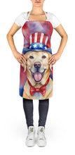 Load image into Gallery viewer, Labrador Retriever Patriotic American Apron – Artist-Designed Kitchen, BBQ &amp; Craft Apron