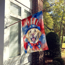 Load image into Gallery viewer, Labrador Retriever Patriotic American House Flag