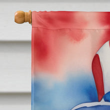 Load image into Gallery viewer, Labrador Retriever Patriotic American House Flag