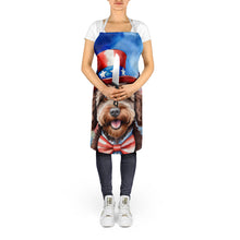 Load image into Gallery viewer, Labradoodle Patriotic American Apron – Artist-Designed Kitchen, BBQ &amp; Craft Apron